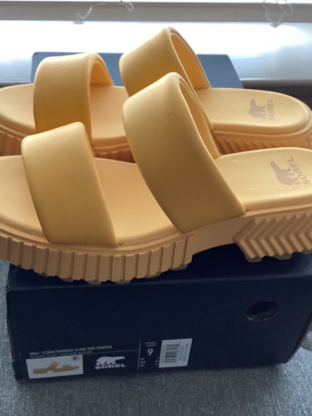 SOREL Ona Streetworks Platform Slide Sandal, size 9 - Picture 11 of 12